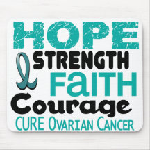 Ovarian Cancer HOPE 3 Mouse Pad