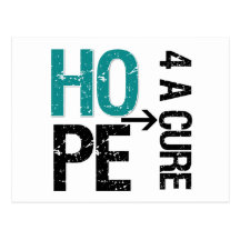 Ovarian Cancer Hope For a Cure Post Card