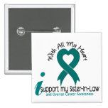 Ovarian Cancer I Support My Sister-In-Law Buttons