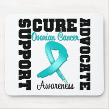 Ovarian Cancer Support Advocate Cure Mouse Mat