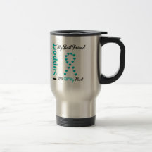 Ovarian Cancer Support Best Friend All My Heart Mug