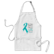 Ovarian Cancer Support Hope Awareness Aprons