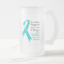 Ovarian Cancer Support Hope Awareness Mugs