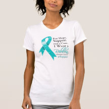 Ovarian Cancer Support Hope Awareness Tshirts