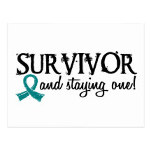 Ovarian Cancer Survivor 18 Post Card
