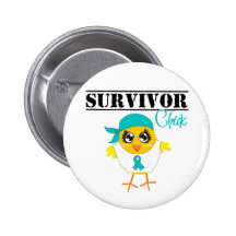Ovarian Cancer Survivor Chick Pins