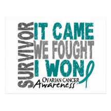 Ovarian Cancer Survivor It Came We Fought I Won Post Cards