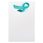Ovarian Cancer Survivor Ribbon Stationery Paper