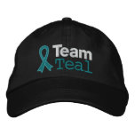 Ovarian Cancer Team Teal Baseball Cap