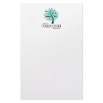 Ovarian Cancer Tree Stationery