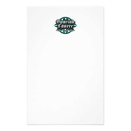 Ovarian Cancer Tribal Stationery Paper