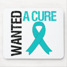 Ovarian Cancer Wanted A Cure Mouse Pads
