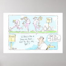 Over 50 with a touch of bursitis Poster