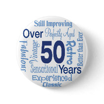 Over 50 Years Pin