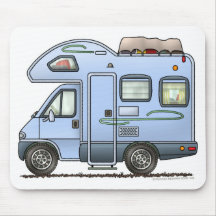 Over Cab Camper RV Mousepad