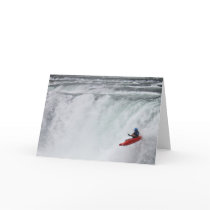 Over the Falls Greeting Card