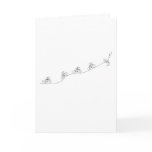 Over the Hill Bicyclist - Greeting Card - Tall