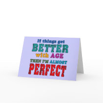 Over the Hill Birthday Humour Card