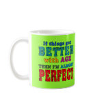 Over the Hill Birthday Humour mugs