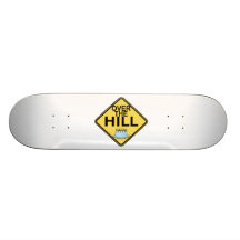 Over The Hill Birthday Skate Board Deck