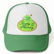Over The Hill Forty & Horny Trucker Hats