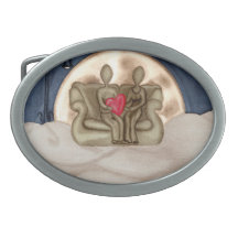 Over the Moon Belt Buckle