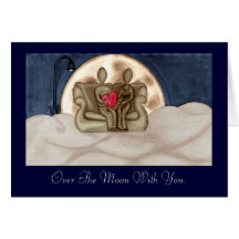 Over the Moon Card