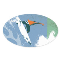 over the top oval stickers