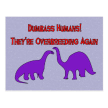 Overbreeding Dinosaurs Postcards