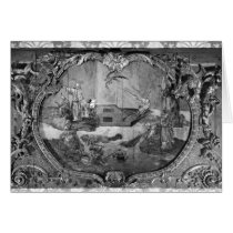 Overdoor panel with chinese subject, c.1730 cards