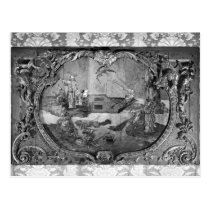 Overdoor panel with chinese subject, c.1730 postcards