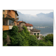 Overlooking Lake Como Card