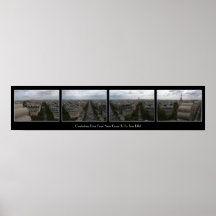 Overlooking Paris Print
