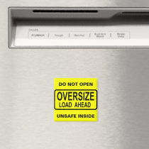 Oversize Load Refrigerator Magnets