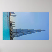 Oversize Print - Burj Khalifa and Dubai Fountain