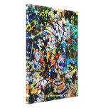Overwhelmed Part 2- Abstract Art Stretched Canvas Print