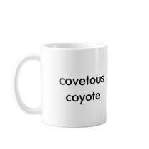 ovetous coyote mugs