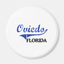 Oviedo Florida City Classic Fridge Magnets