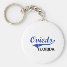 Oviedo Florida City Classic Keychains