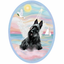 OvOrn-HeavenlySea-ScottishTerrier Acrylic Cut Out