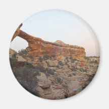 Owachomo Bridge At Natural Bridges National Monume Refrigerator Magnets
