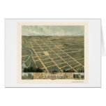Owatonna, MN Panoramic Map - 1870 cards