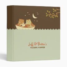 Owl and Pussycat Wedding Binders