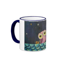 Owl Art - Catch A Falling Art Coffee Mug
