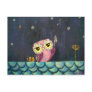 Owl Art - Catch A Falling Star Postcard