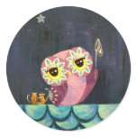 Owl Art - Catch A Falling Star stickers