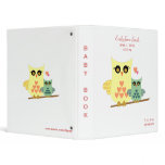Owl Baby Binder for Girls or Boys