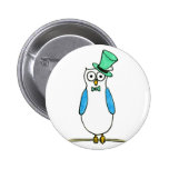 Owl badge pins