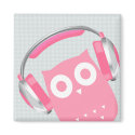 Owl be listening to music! magnets