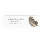Owl, Bird Collection Return Address Label